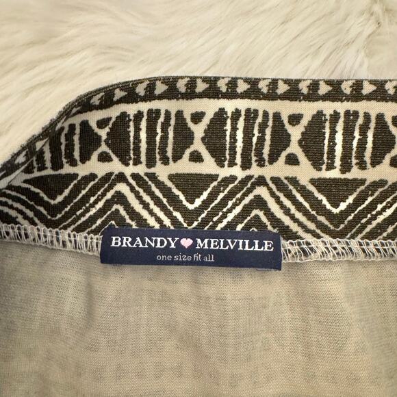 Brandy Melville Tribal Stripe Aztec Geometric Pencil Skirt One Size NWOT - Picture 3 of 7